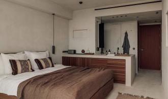 Wohnbeispiel Schlafzimmer mit Doppelbett